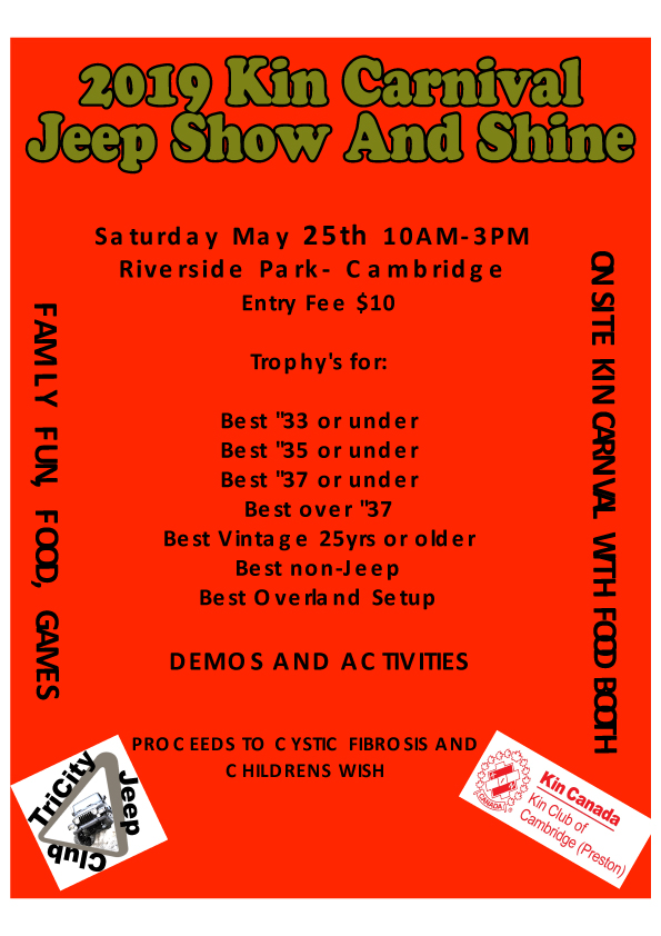 carnival jeep show with trophies